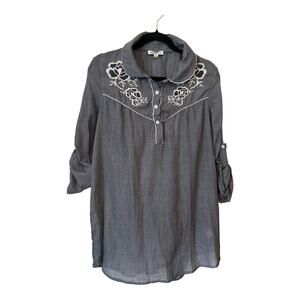 Tassels N Lace Tunic, size Medium
